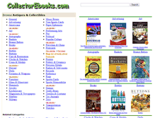 Tablet Screenshot of collectorebooks.com